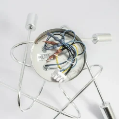 HELAM Loftlamper|Loftlamper > Loftlampe Oxford, krom, 5 lyskilder, Ø 47 cm, metal