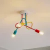 HELAM Loftlamper|Loftlamper > Loftlampe Oxford med 3 lyskilder orange/rød/turkis