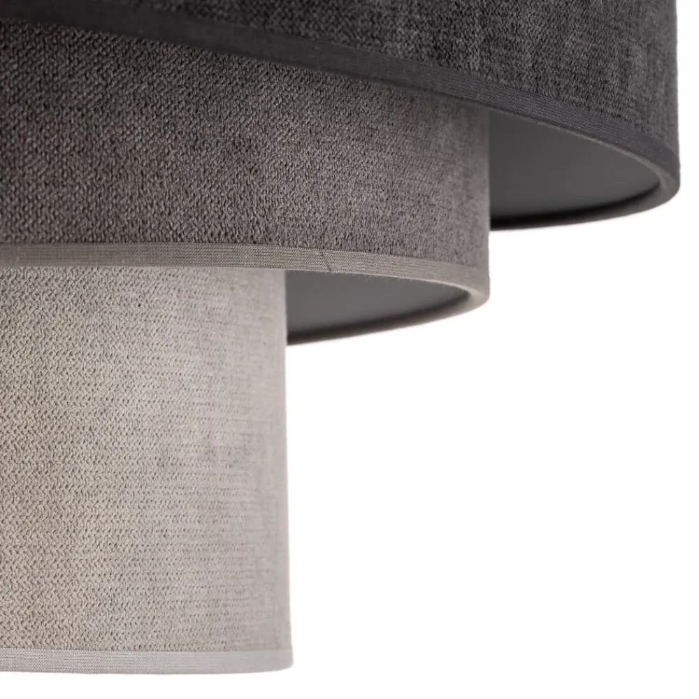 Loftlamper ^ Duolla Loftlampe Pastell Trio Ø 60 cm i 3 grå nuancer