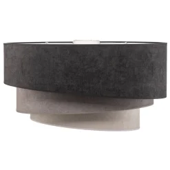 Loftlamper ^ Duolla Loftlampe Pastell Trio Ø 60 cm i 3 grå nuancer