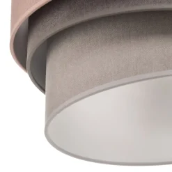 Loftlamper ^ Duolla Loftlampe Pastell Trio Ø 45 cm pink/grå/lysegrå