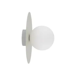 TK Lighting Loftlamper > Loftlampe Pixie, beige, glas, Ø 25 cm, kugle, G9