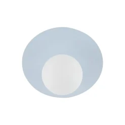 TK Lighting Loftlamper > Loftlampe Pixie, lyseblå, glas, Ø 25 cm, kugle, G9