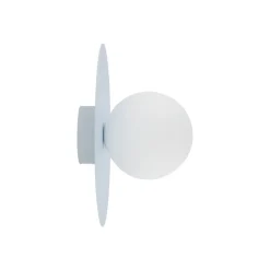 TK Lighting Loftlamper > Loftlampe Pixie, lyseblå, glas, Ø 25 cm, kugle, G9