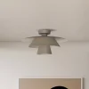 Luminex Gang|Loftlamper > Loftlampe Plato, beige, metal, Ø 38 cm, E27