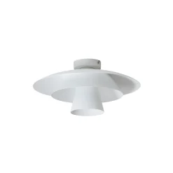 Luminex Gang|Loftlamper > Loftlampe Plato, hvid, metal, Ø 38 cm, E27