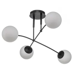 EMIBIG LIGHTING Loftlamper > Loftlampe Pregos 4 i sort, 4 lyskilder
