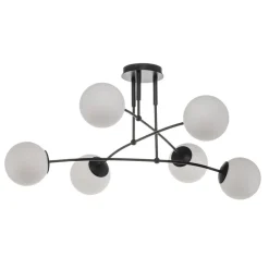 EMIBIG LIGHTING Loftlamper|Loftlamper > Loftlampe Pregos 6 i sort, 6 lyskilder