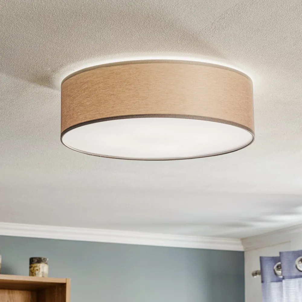 Loftlamper|Loftlamper ^ TK Lighting Loftlampe Rondo, brun, Ø 45 cm