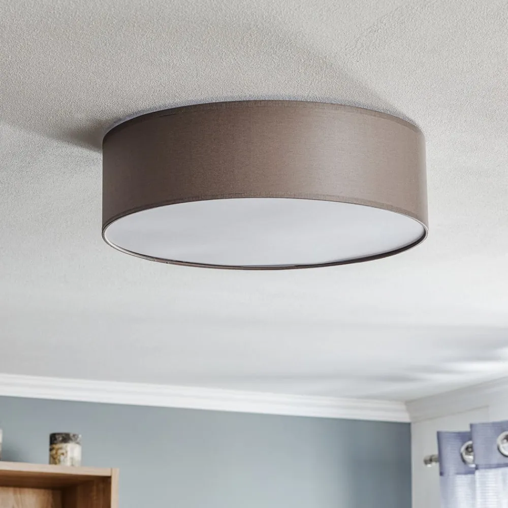 Loftlamper|Loftlamper ^ TK Lighting Loftlampe Rondo, brun, Ø 45 cm