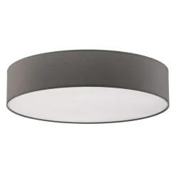 Loftlamper|Loftlamper ^ TK Lighting Loftlampe Rondo, grå Ø 60 cm