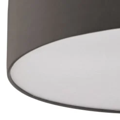 TK Lighting Loftlamper > Loftlampe Rondo, grå Ø 45 cm