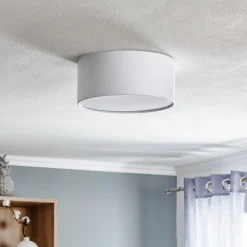 TK Lighting Loftlamper|Pendellamper > Loftlampe Rondo, hvid, Ø 30 cm