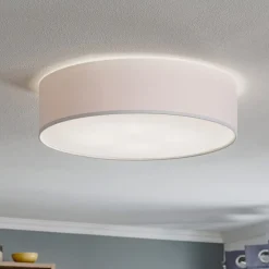 Loftlamper|Pendellamper ^ TK Lighting Loftlampe Rondo, hvid, Ø 50 cm