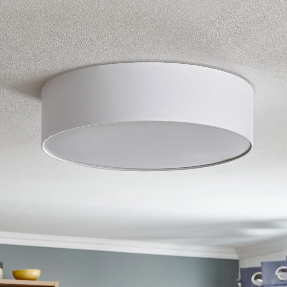 Loftlamper|Pendellamper ^ TK Lighting Loftlampe Rondo, hvid, Ø 50 cm