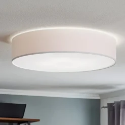 Loftlamper|Pendellamper ^ TK Lighting Loftlampe Rondo, hvid Ø 60 cm