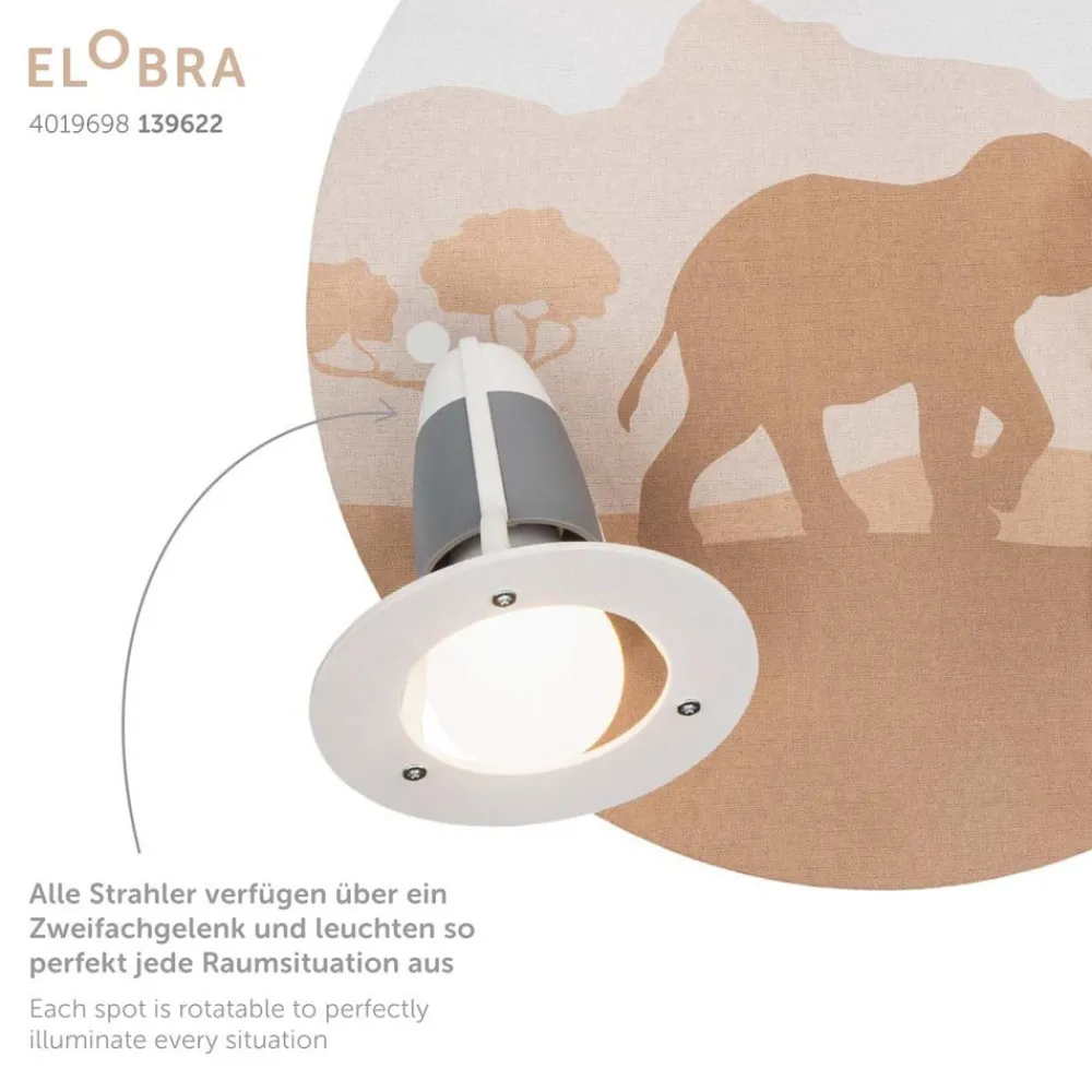 Elobra Loftlamper > Loftlampe Scandi Savanne, orange, Ø 29 cm, 3 lyskilder