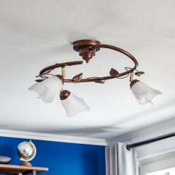 Lamkur Loftlamper > Loftlampe Siena, florentinsk stil, 3 lyskilder