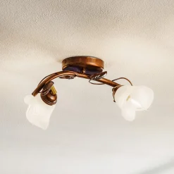 Lamkur Loftlamper > Loftlampe Siena, florentinsk stil, 2 lyskilder