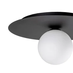 EMIBIG LIGHTING Loftlamper > Loftlampe Solar, sort/opal, 1 lyskilde
