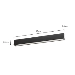 Loftlamper|Loftlamper ^ Nowodvorski Lighting Loftlampe Straight sort 62 cm
