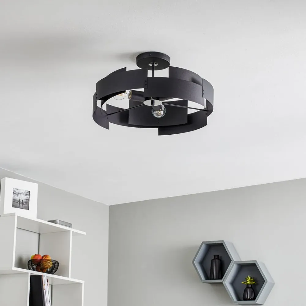 Loftlamper|Loftlamper ^ Euluna Loftlampe Tori, sort