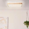 Brilliant Loftlamper > Loftlampe Tumeo, længde 40 cm, lyst træ, metal/træ