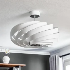 Domiluce Gang|Loftlamper > Loftlampe Vento, hvid, Ø 60 cm, metal, E27