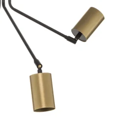 EMIBIG LIGHTING Loftlamper > Loftlampe Verno 4 Black i sort og guld
