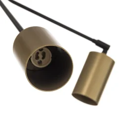 EMIBIG LIGHTING Loftlamper > Loftlampe Verno 4 Black i sort og guld