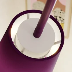 Loftlamper ^ TK Lighting Loftlampe Wire Kids 5 lyskilder, hvid/pink/violet