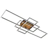 Arbejdsrum/Kontor|Loftlamper ^ Briloner Loftslampe Frame CCT, fjernbetjening, sort/træ