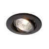 Deko-Light Indbygningsspots > Loftsmonteret ring GU10 uden pære, sort