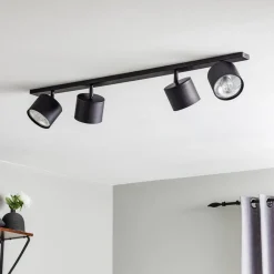 Loftlamper ^ ALDEX Loftspot Bot, sort, 4 lyskilder