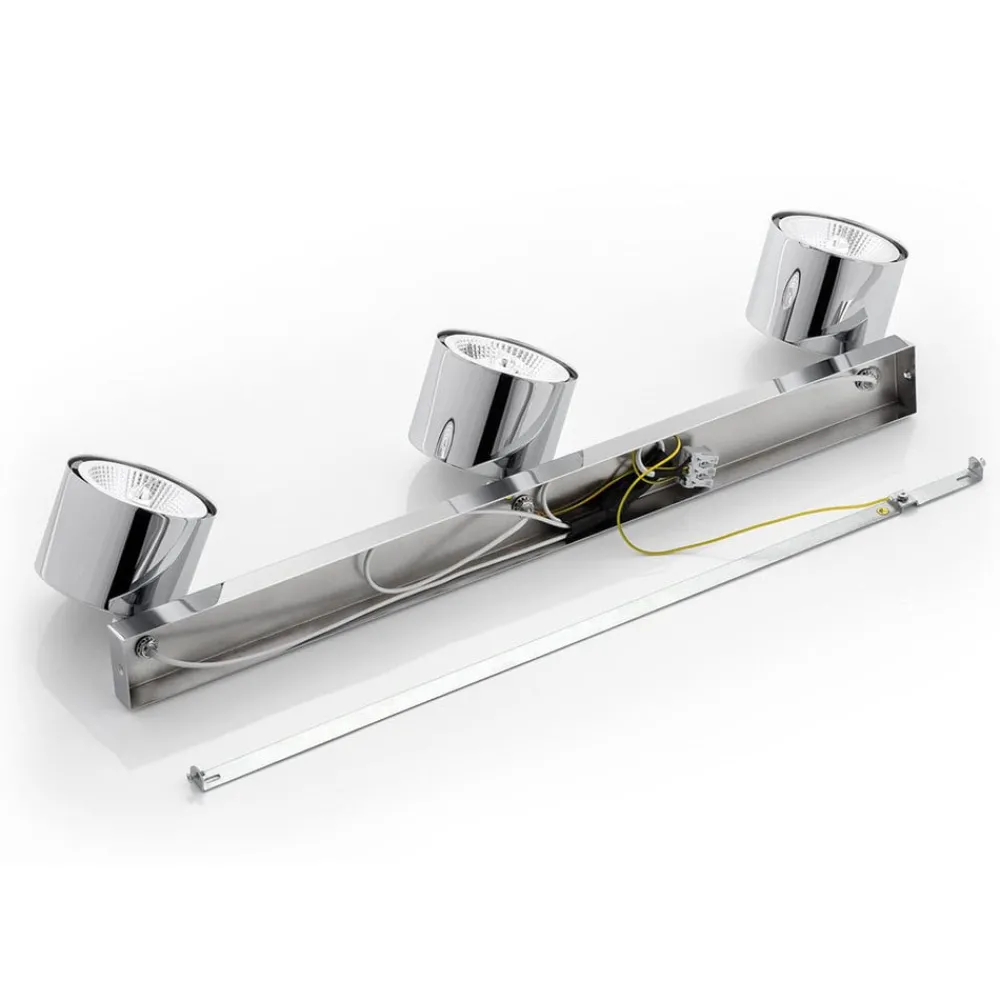 Argon Loftlamper|Loftlamper > Loftspot Chloe, justerbar, 3 lyskilder, forkromet stål