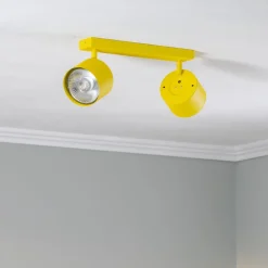 Argon Loftlamper|Loftlamper > Loftspot Chloe justerbar med 2 lyskilder, gul