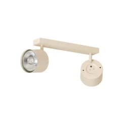 Loftlamper|Loftlamper ^ Argon Loftspot Chloe justerbar med 2 lyskilder, beige