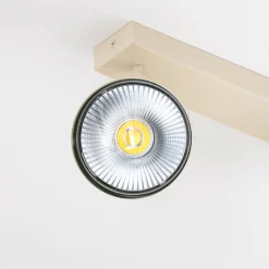 Loftlamper|Loftlamper ^ Argon Loftspot Chloe justerbar med 2 lyskilder, beige
