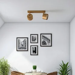 Argon Loftlamper|Loftlamper > Loftspot Chloe justerbar med 2 lyskilder, guld