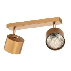 Argon Loftlamper|Loftlamper > Loftspot Chloe justerbar med 2 lyskilder, guld