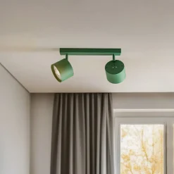 Argon Gang|Loftlamper > Loftspot Chloe justerbar med 2 lyskilder, grøn