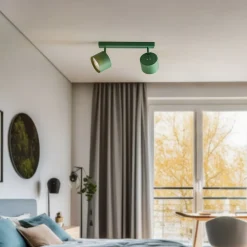Argon Gang|Loftlamper > Loftspot Chloe justerbar med 2 lyskilder, grøn
