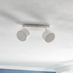 Eko-Light Loftlamper|Loftlamper > Loftspot Cloudy med 2 lyskilder, hvid