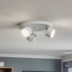 Eko-Light Spotlights > Loftspot Cloudy med 3 lyskilder, hvid rund