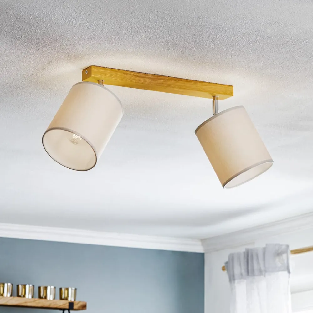 Loftlamper|Spotlights ^ BRITOP Loftspot Corralee, grå, 2 lyskilder