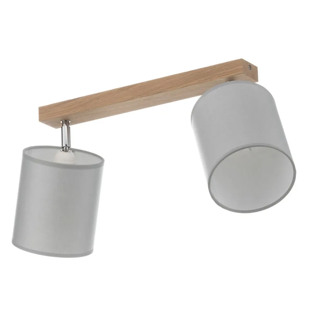 Loftlamper|Spotlights ^ BRITOP Loftspot Corralee, grå, 2 lyskilder