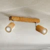 Loftlamper|Spotlights ^ SOLLUX LIGHTING Loftspot Cre i træ, 2 lyskilder