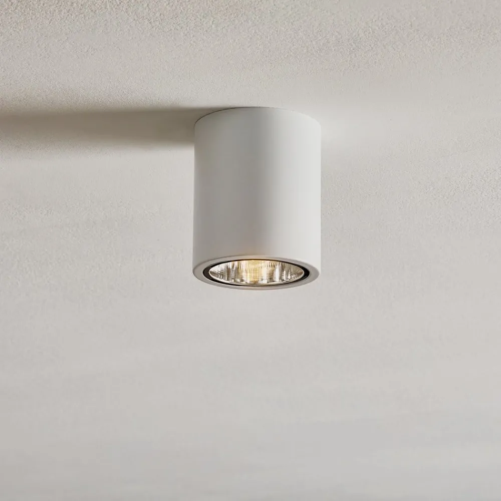 Loftlamper ^ Luminex Loftspot Downlight round i hvid, Ø 11 cm