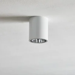 Loftlamper ^ Luminex Loftspot Downlight round i hvid, Ø 11 cm