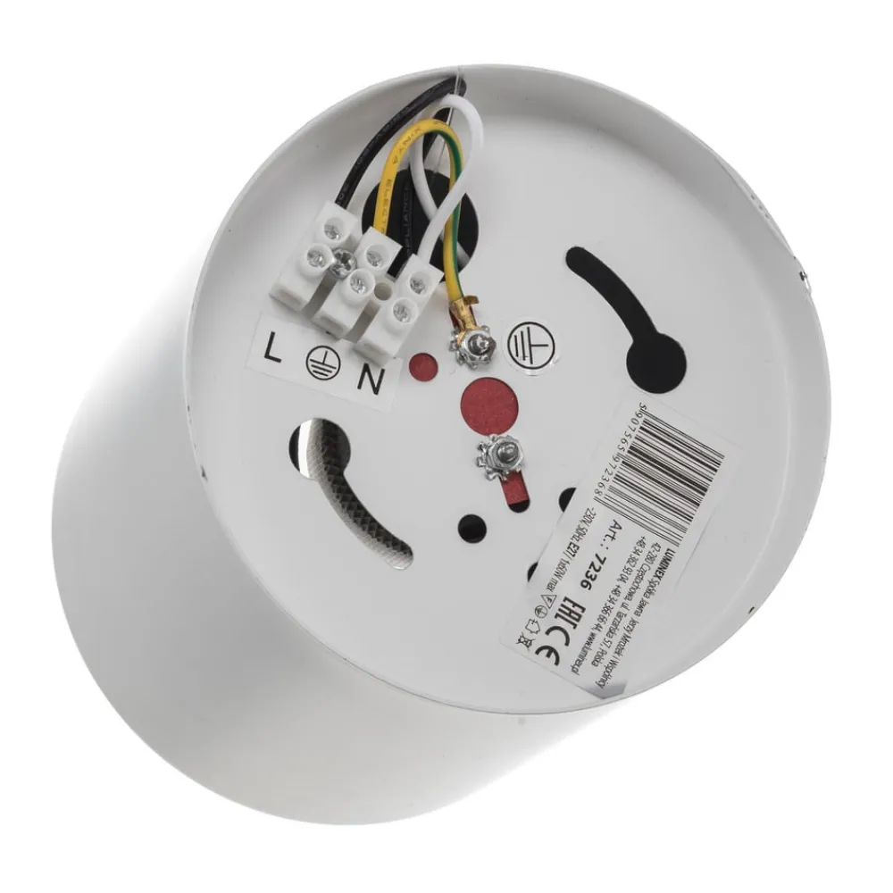 Loftlamper ^ Luminex Loftspot Downlight round i hvid, Ø 11 cm